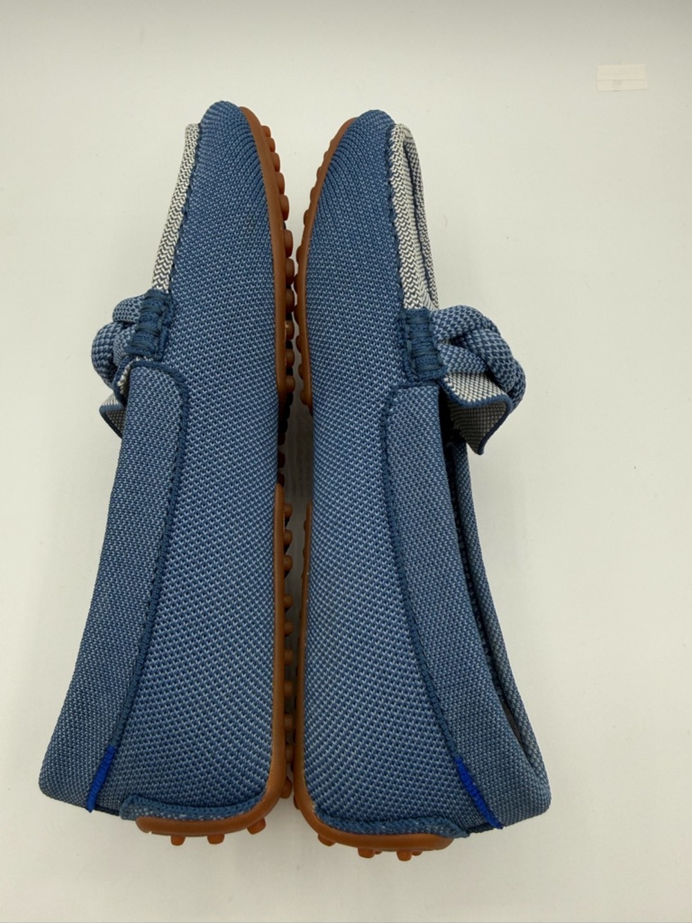 Rothy’s The Braid Driver Women’s Blue Knot Detail Loafers Sustainable Knit Flats - Picture 6 of 16